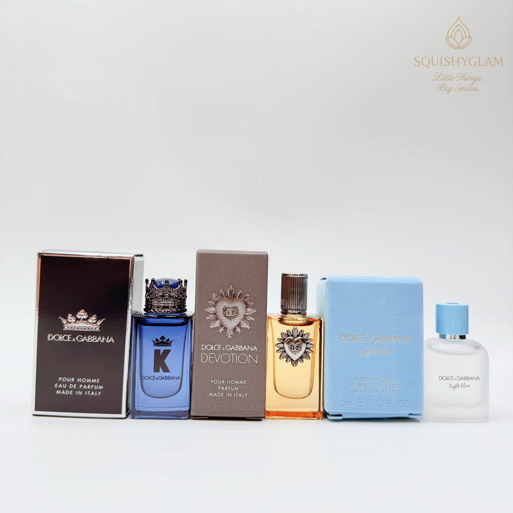 Dolce & Gabbana Men Mini Set Light Blue Devotion K EDP 3x Splash